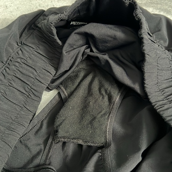 Victoria’s Secret black running shorts underwear lining Large elastic waist - Picture 10 of 12